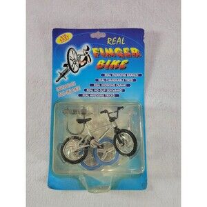 Real Finger Bike Die Cast Crank BMX Working Breaks Vintage NIB